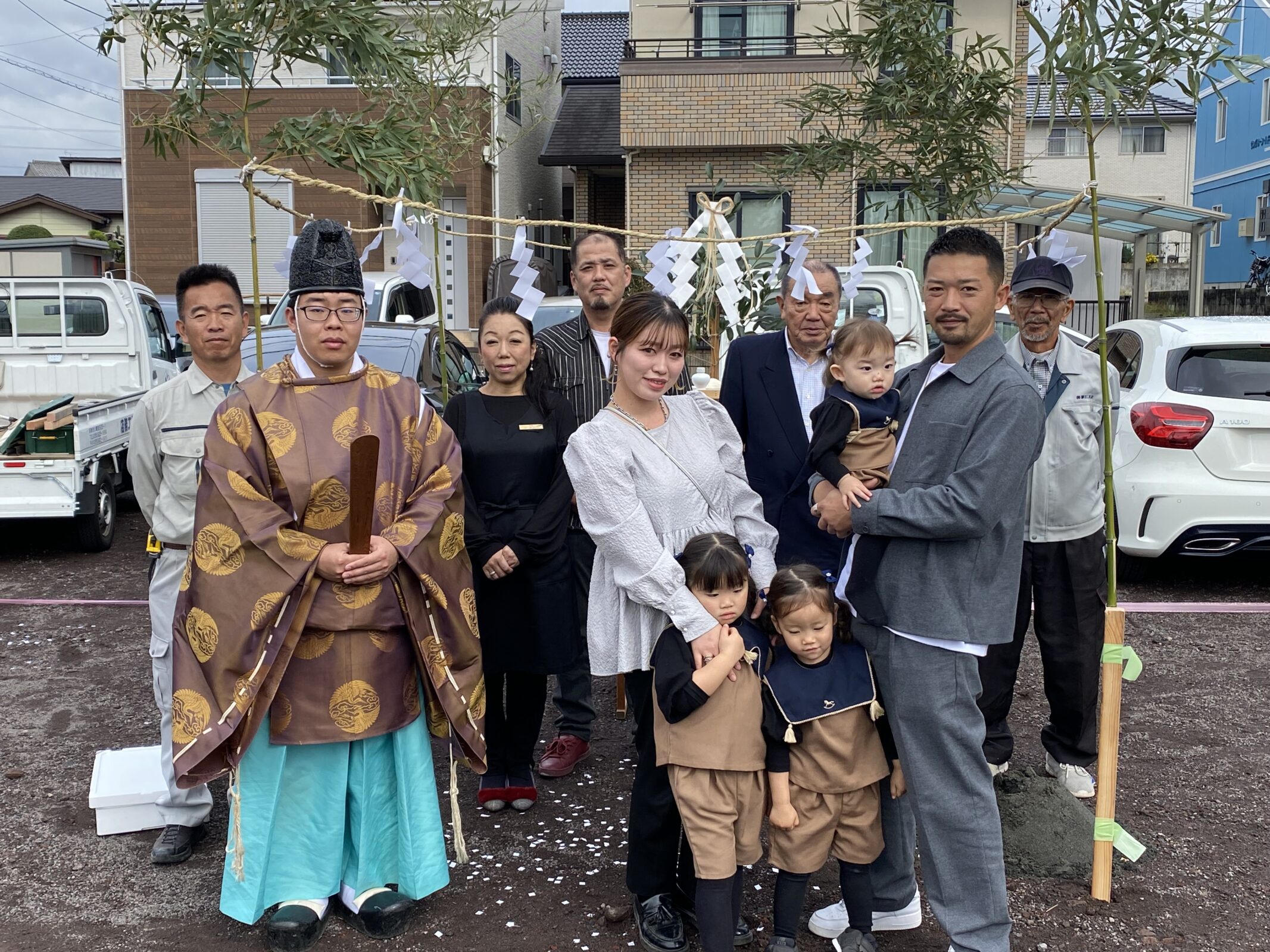 富士宮市万野原新田でのN様邸地鎮祭