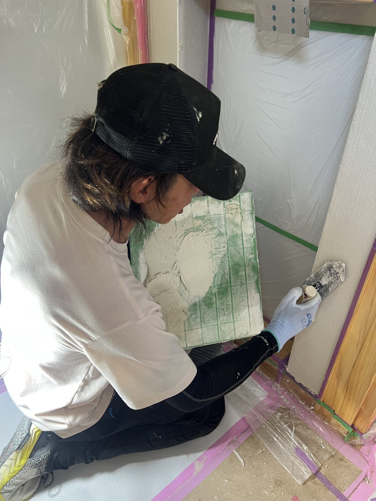 職人さんの作業